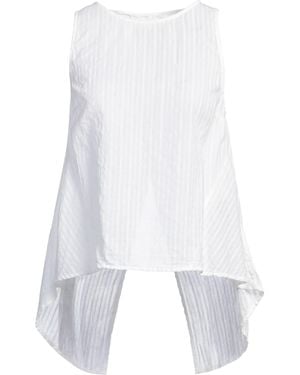 Dondup Top Cotton, Linen - White