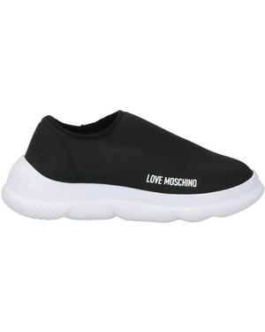 Love Moschino Trainers Textile Fibres - Black