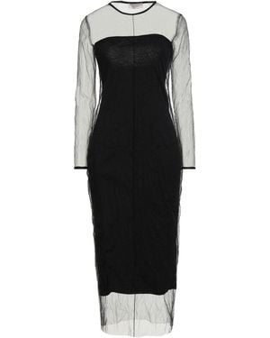 Motel Vestido Midi - Negro