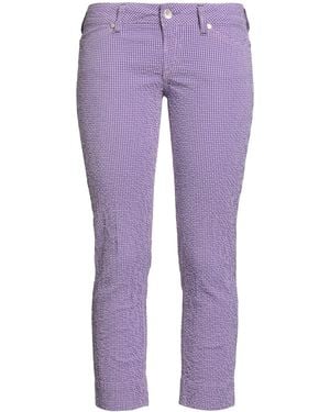 Jacob Cohen Lilac Pants Cotton, Elastane - Purple
