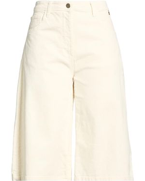Souvenir Clubbing Cream Shorts & Bermuda Shorts Cotton, Elastane - Natural