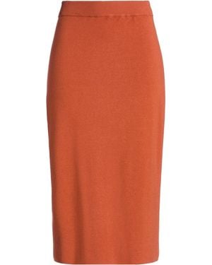Kontatto Midi Skirt Viscose, Polyester - Orange
