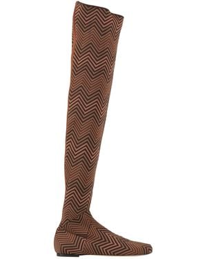 Missoni Boot Textile Fibers - Brown