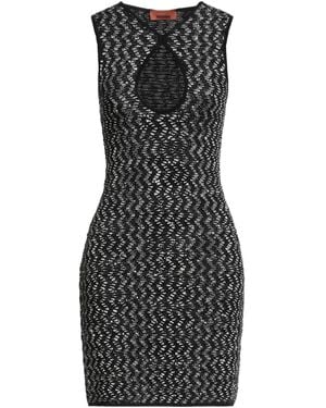 Missoni Mini Dress Viscose, Polyamide, Polyester, Elastane - Black