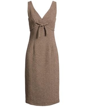 ERMANNO FIRENZE Midi-Kleid - Braun
