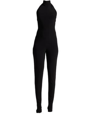 Norma Kamali Mono Enterizo - Negro