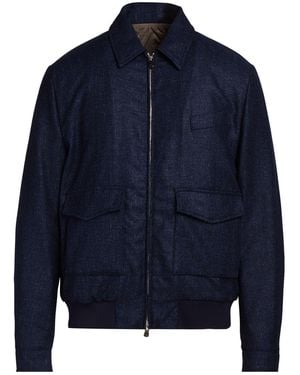 Luigi Borrelli Napoli Jacket Virgin Wool, Cashmere - Blue