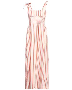 Tela Light Maxi Dress Cotton, Polyamide, Linen - Pink