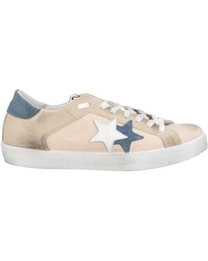2Star Trainers Textile Fibres, Leather - White