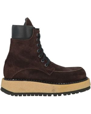 THE ANTIPODE Chocolate Ankle Boots Leather - Brown