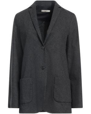 ODEEH Lead Blazer Polyester, Viscose, Wool, Elastane - Black