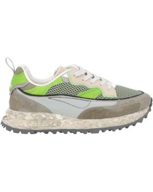 HIDNANDER Sneakers Leather, Textile Fibers - Green