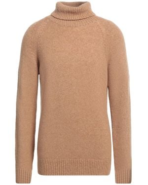 Brooksfield Camel Turtleneck Wool, Polyamide - Brown