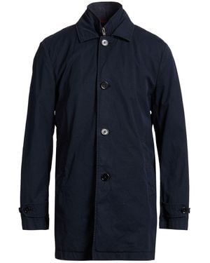 Fay Overcoat & Trench Coat - Blue