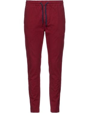 Paul Smith Pants Cotton, Elastane - Red