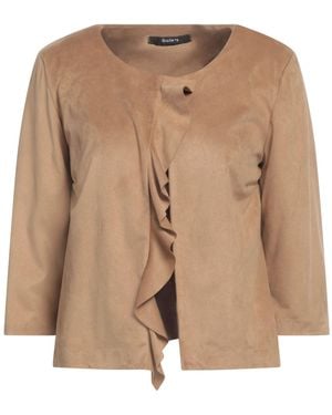 Siste's Camel Jacket Polyester, Elastane - Natural