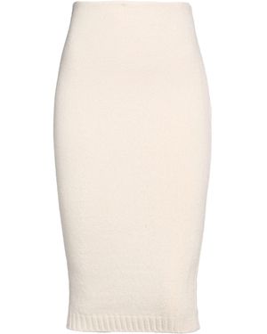 Tom Ford Midi Skirt Polyamide, Wool, Cashmere, Elastane - White
