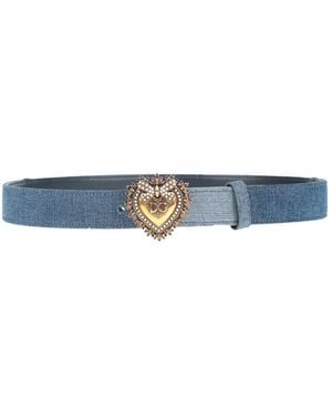 Dolce & Gabbana Belt Cotton - Blue
