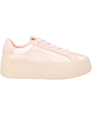 Ferragamo Trainers Calfskin, Textile Fibres - Pink