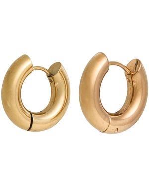 Timeless Pearly Earrings Metal - Metallic