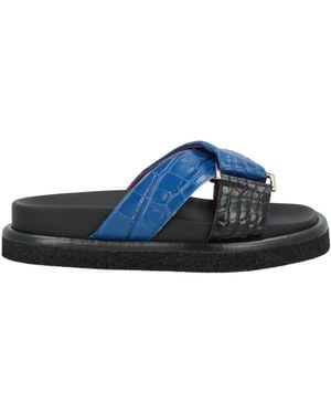 Seboy's Sandals Leather - Blue
