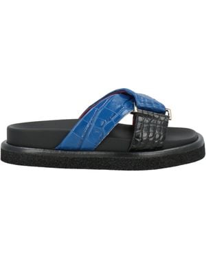 Seboy's Sandals Leather - Blue