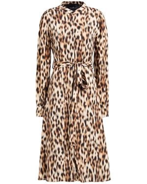 John Richmond Midi Dress Viscose - Natural