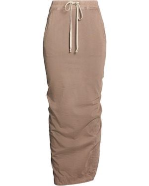Rick Owens Maxi Skirt - Brown