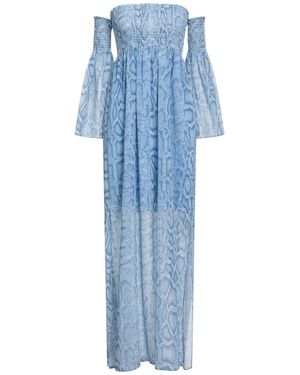No Secrets Maxi Dresses - Blue