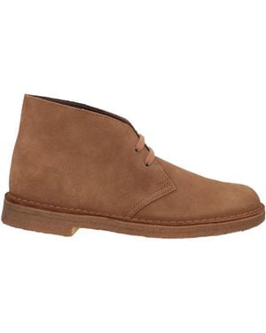 Clarks Ankle Boots Leather - Brown