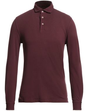 Fedeli Polo Shirt Cotton - Purple