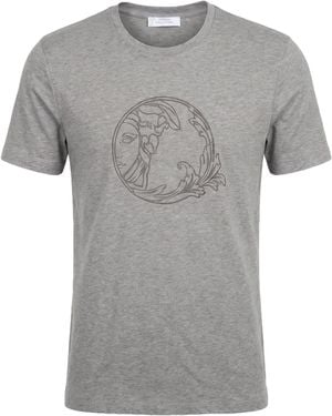 Versace T-Shirt Cotton - Gray
