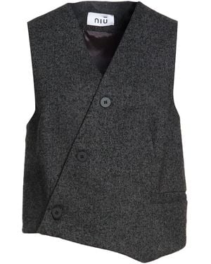 Niu Couture-Weste - Schwarz