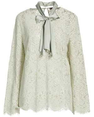 D.exterior Top Polyamide, Viscose, Cotton - White