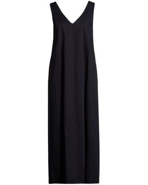 Alpha Studio Midnight Maxi Dress Cotton, Elastane - Black