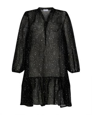 Soallure Mini Dress Viscose, Silk - Black