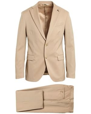 Paoloni Suit Virgin Wool - Natural
