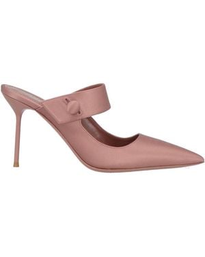 Paris Texas Antique Rose Mules & Clogs Textile Fibres - Pink