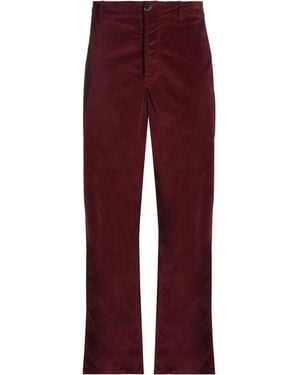 Uma Wang Brick Pants Cotton, Modal, Elastane - Red