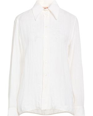 N°21 Shirt Linen, Polyamide - White