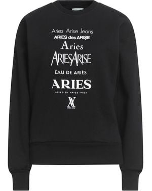 Aries Sweatshirt Cotton - Black