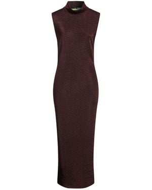 GAUGE81 Midi Dress Viscose, Metallic Polyester - Purple