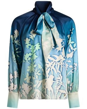 Marc Cain Top Polyester - Blue