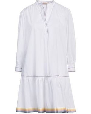 Purotatto Mini Dress Cotton, Polyamide, Elastane - White