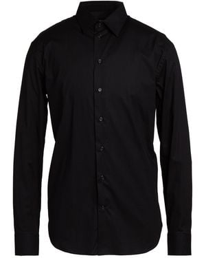 Emporio Armani Shirt Cotton, Elastane - Black