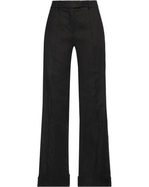 SEVENTY VENEZIA Trousers Linen, Cotton, Elastane - Black