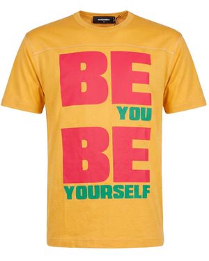 DSquared² T-Shirt Cotton - Orange