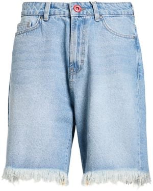 Vision Of Super Denim Shorts Cotton - Blue
