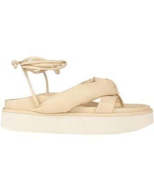 Eqüitare Thong Sandal Textile Fibres - Natural