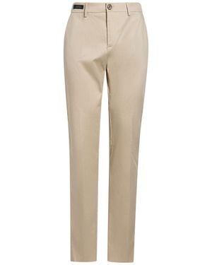 Paul & Shark Ivory Trousers Cotton, Lyocell, Virgin Wool, Elastane - Natural
